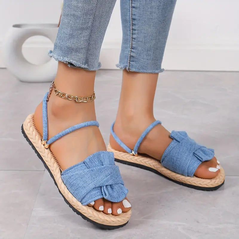 Lovi – Charmante Sandalen mit offener Spitze und Schleife
