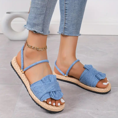 Lovi – Charmante Sandalen mit offener Spitze und Schleife