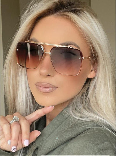 RayForge – Retro Sonnenbrille Mit Farbverlauf Und UV400-Schutz