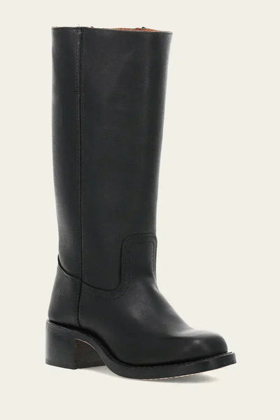 Klassischer Damen-Lederstiefel mit Blockabsatz | Handgefertigt