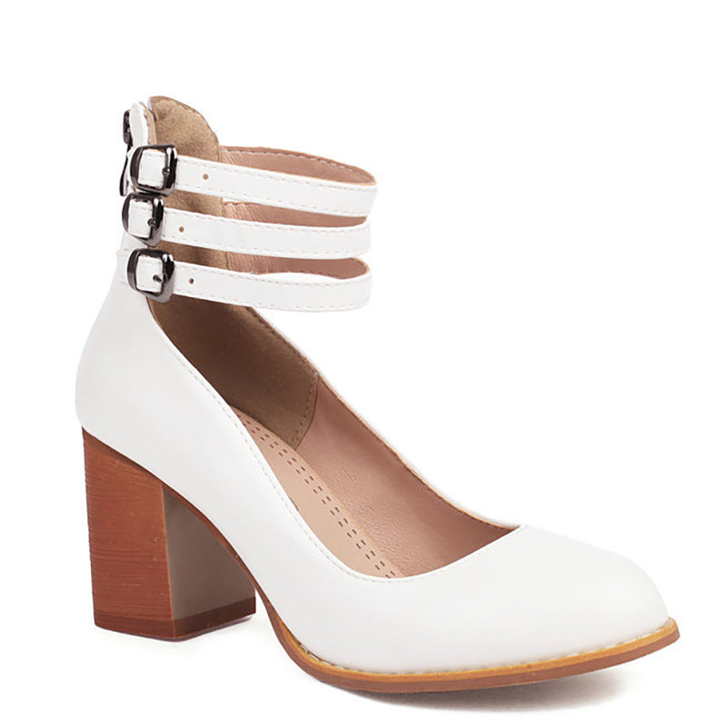 Casilda | Elegante Sandalen mit Knöchelriemen und robuster Sohle
