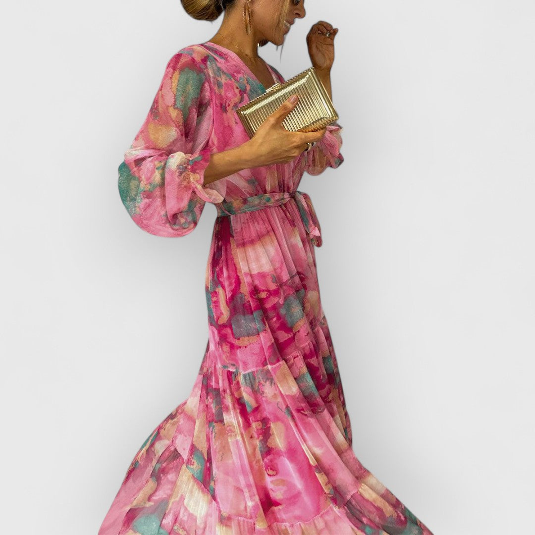 Vienna | Blumen Maxikleid