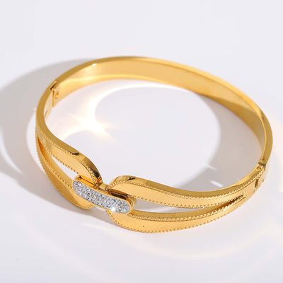Celia Armreif - 18k vergoldet