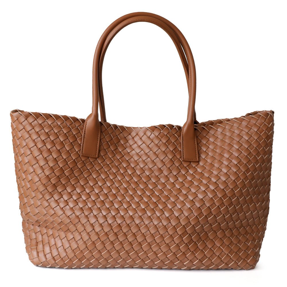 Celine | Luxuriöse Handtasche aus echtem Leder in Caramelbraun