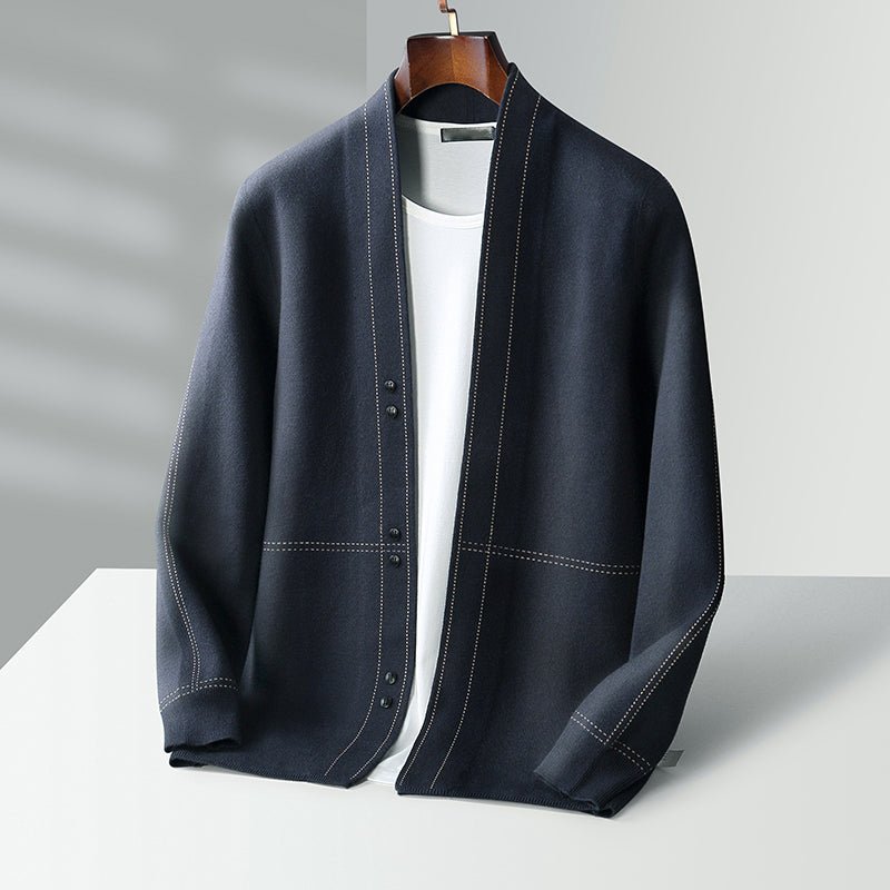 CHARLES HARRINGTON WOLLSTRICKJACKE
