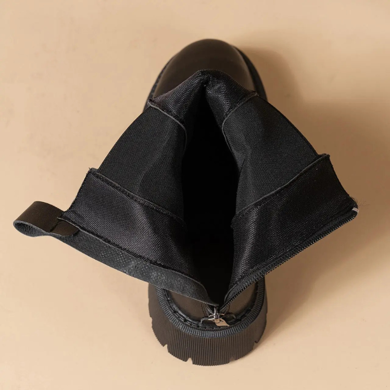 Esther | Damen Chelsea Boots | Schwarz