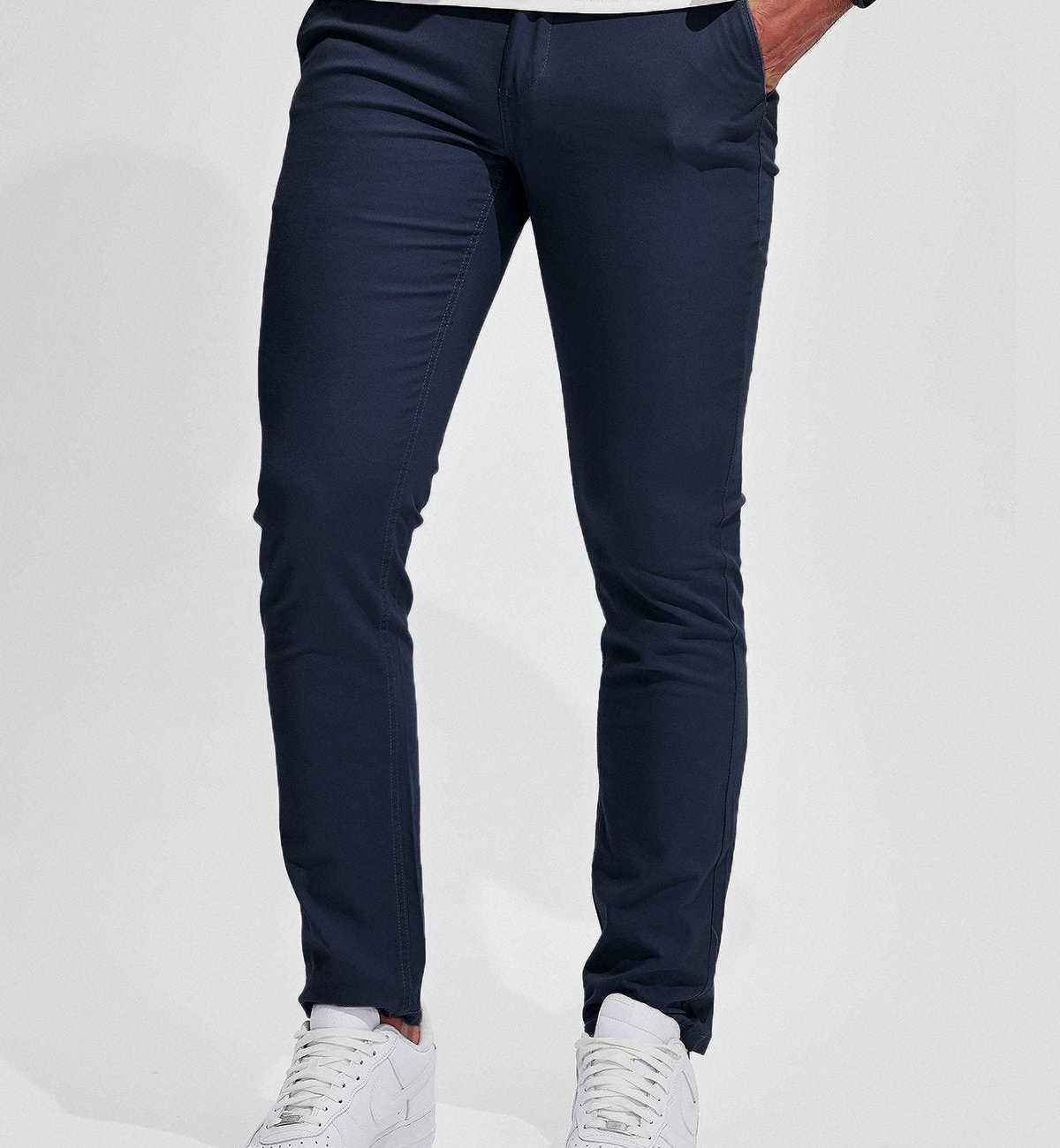 Franky | Herren Chino Hose | Schwarze Stoffhose
