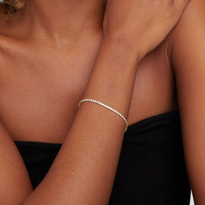 Cordelia – Silbernes Tennisarmband