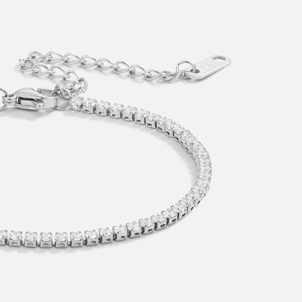 Cordelia – Silbernes Tennisarmband
