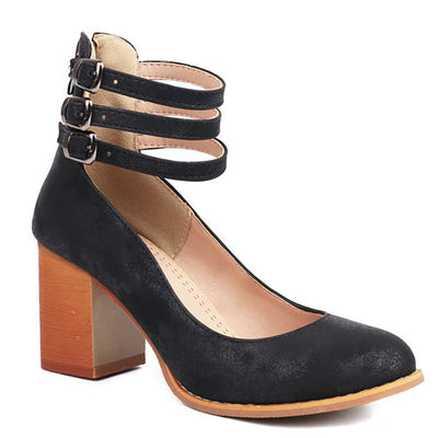 Casilda | Elegante Sandalen mit Knöchelriemen und robuster Sohle