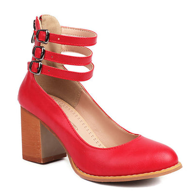 Casilda | Elegante Sandalen mit Knöchelriemen und robuster Sohle