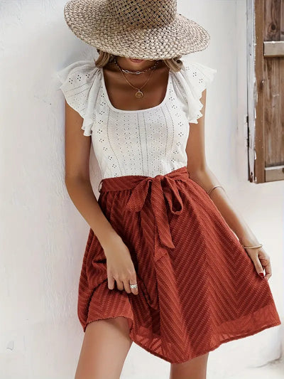 Felicidad - Sommerkleid mit Spitzenärmeln