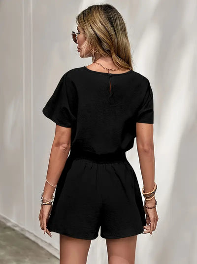 Aminna – Elegantes Top- und Shorts-Set