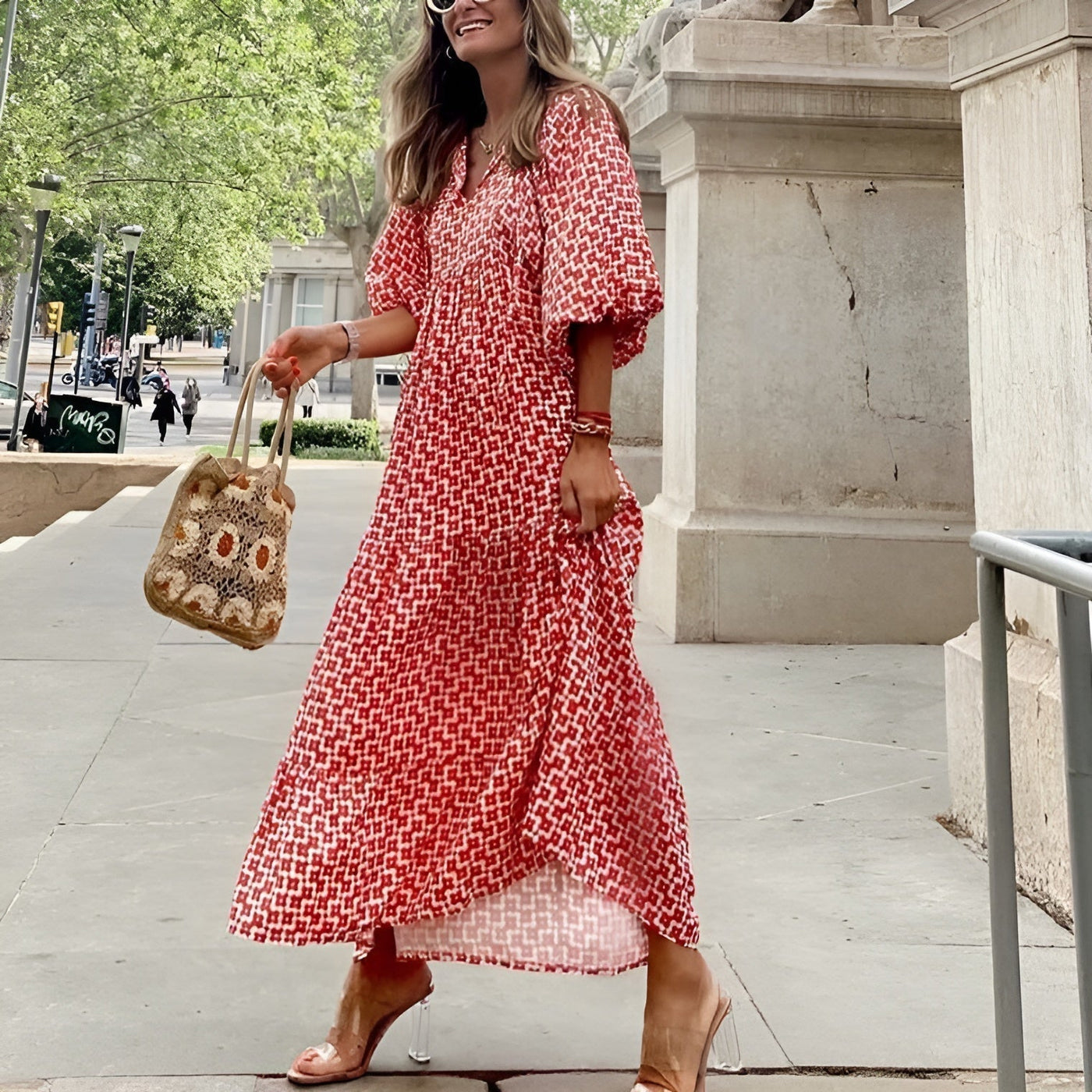 Kleid mit Weicher Passform