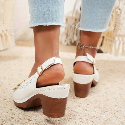 FLORIVA - ELEGANTE SANDALETTE MIT HOHEM ABSATZ