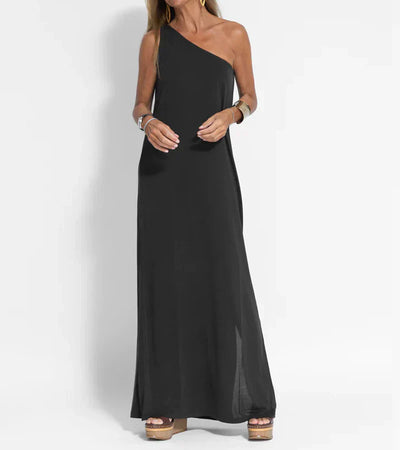 Braiden – Elegantes One-Shoulder-Maxikleid