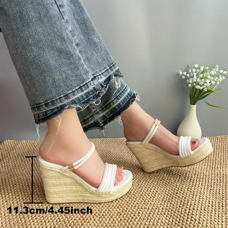 Emila – Keilsandalen mit Doppelriemen