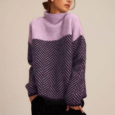 VAL KASCHMIR-ROLLKRAGENPULLOVER