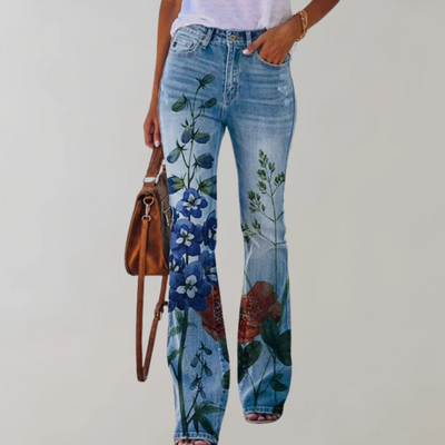Laura | Damen Weite Jeans | Flared