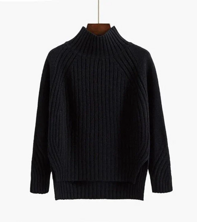 Marga | Damen Ausgefallene Rollkragenpullover | Beige