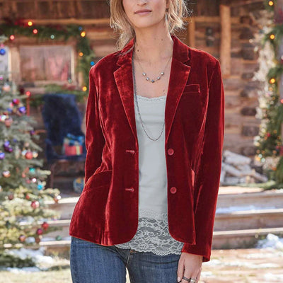 Damen Blazer Jacken aus Samt - Swayze