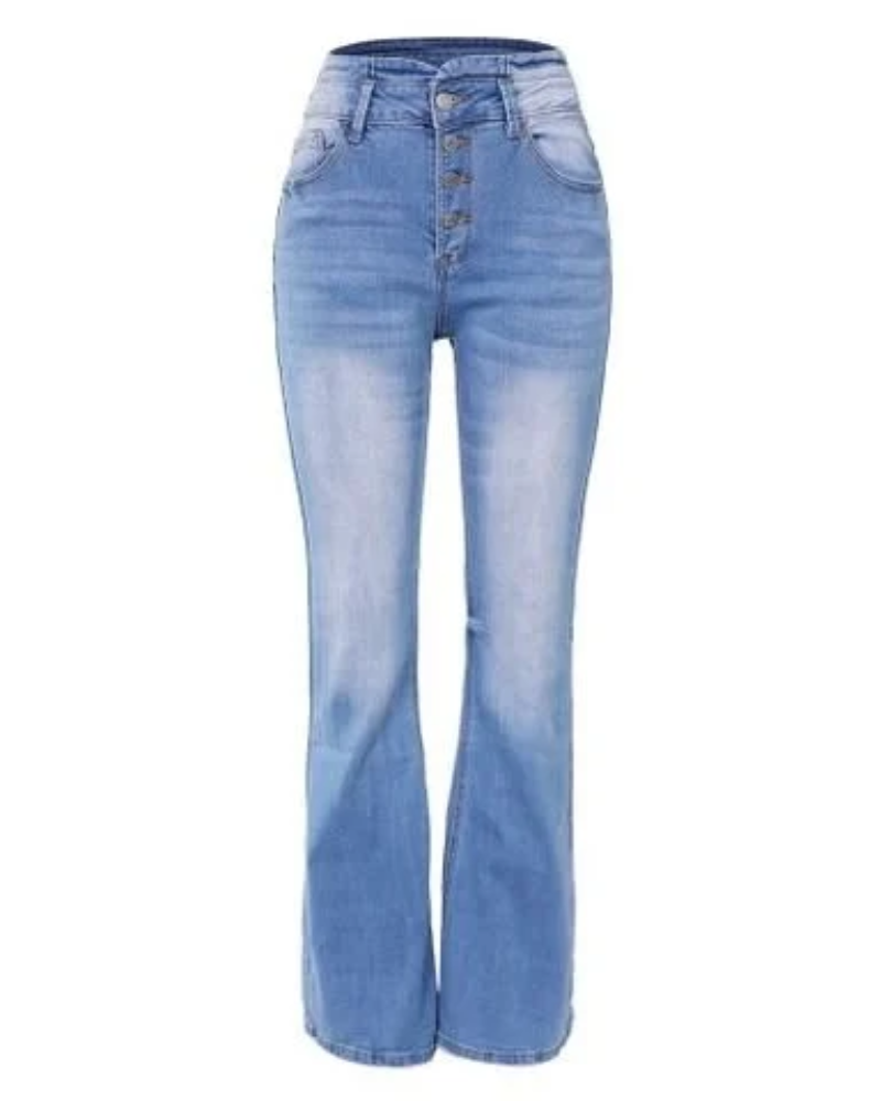 Annett | Damen High Waist Jeans | Bootcut