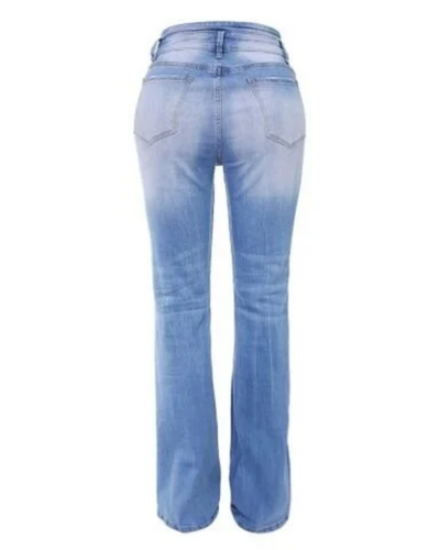 Annett | Damen High Waist Jeans | Bootcut
