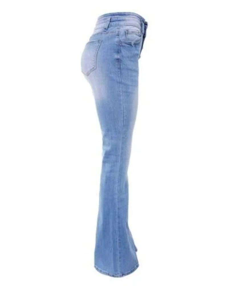 Annett | Damen High Waist Jeans | Bootcut