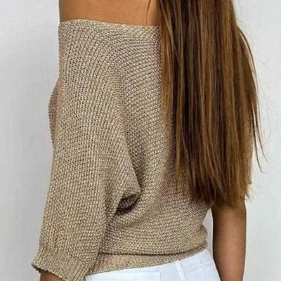 Ebba | Damen Elegant Strickpullover | Ausgefallene