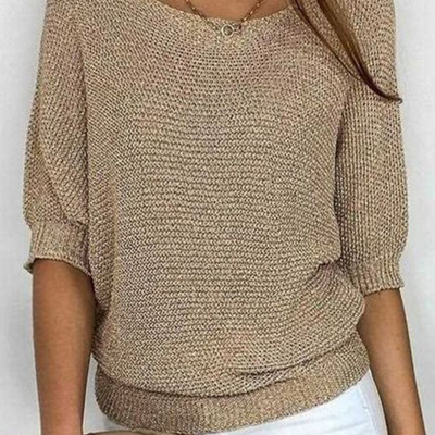 Ebba | Damen Elegant Strickpullover | Ausgefallene
