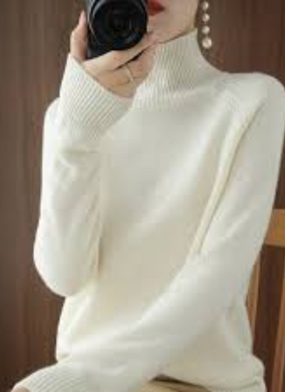 Yiva | Damen Elegante Rollkragenpullover | Strick