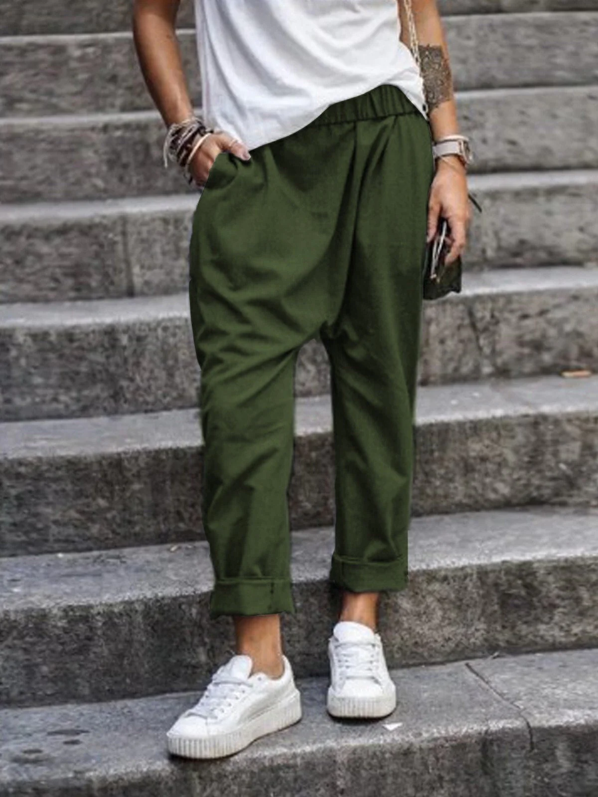 Nadine | Damen Baggy Hosen | Weit