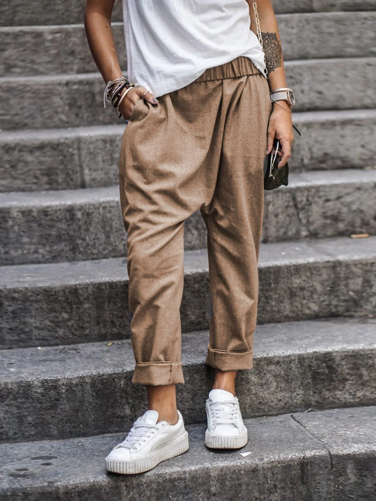 Nadine | Damen Baggy Hosen | Weit