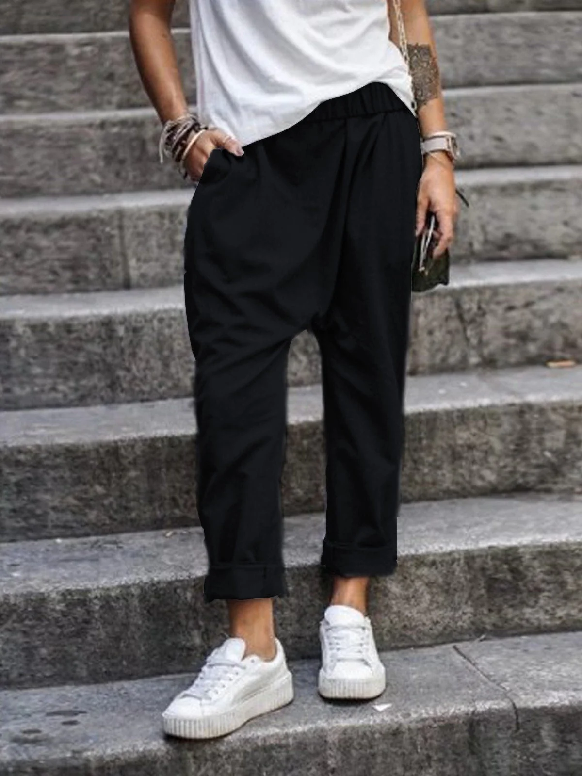 Nadine | Damen Baggy Hosen | Weit