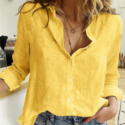 Elva | Damen Langarm Bluse | Elegant