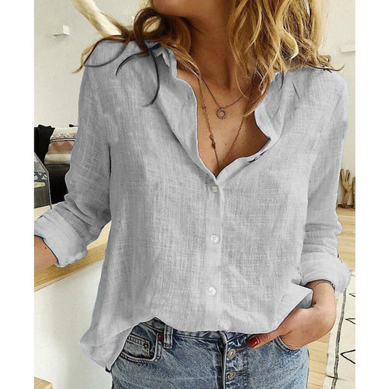 Elva | Damen Langarm Bluse | Elegant