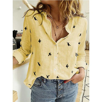 Elva | Damen Langarm Bluse | Elegant