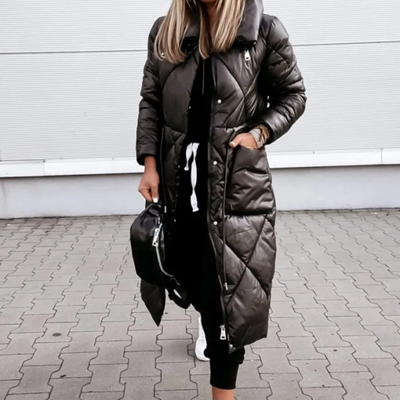 Kayle | Damen Daunenjacken Lang | Leichte steppjacke
