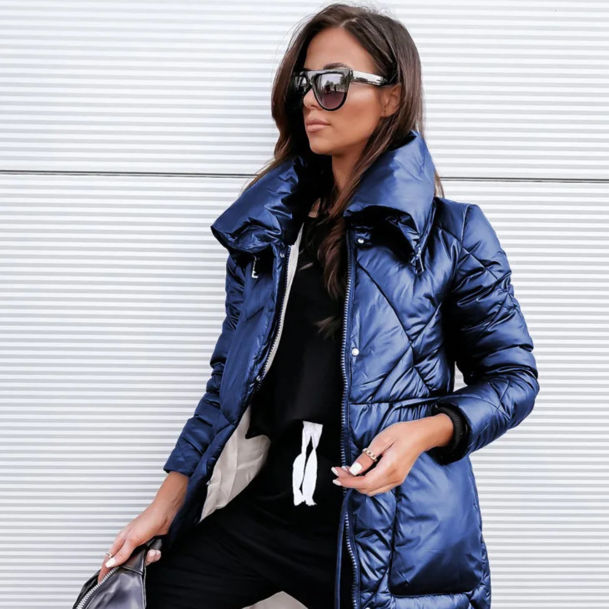 Kayle | Damen Daunenjacken Lang | Leichte steppjacke