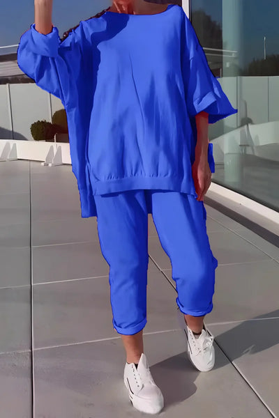 Damen Loungewear-Set mit Oversized Top und Jogginghose