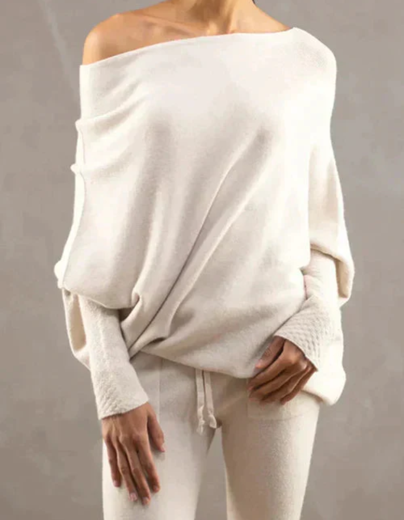 Veronica | Damen Oversize Pullover | Schwarz