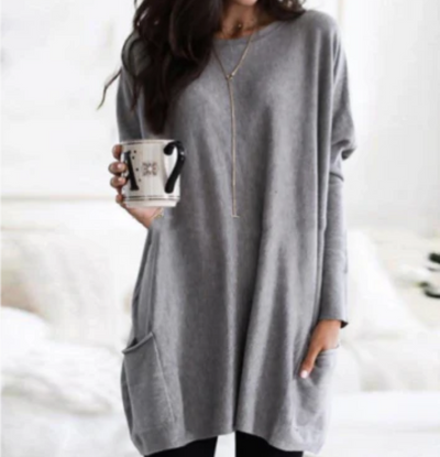 Kim | Damen Ausgefallene Strickpullover | Oversize