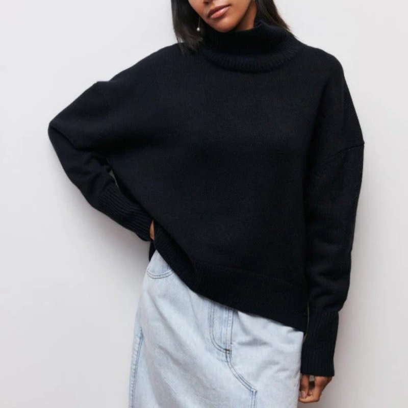 Ruth | Damen Oversized Rollkragenpullover | Winter