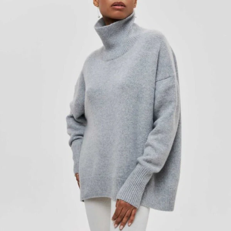Ruth | Damen Oversized Rollkragenpullover | Winter