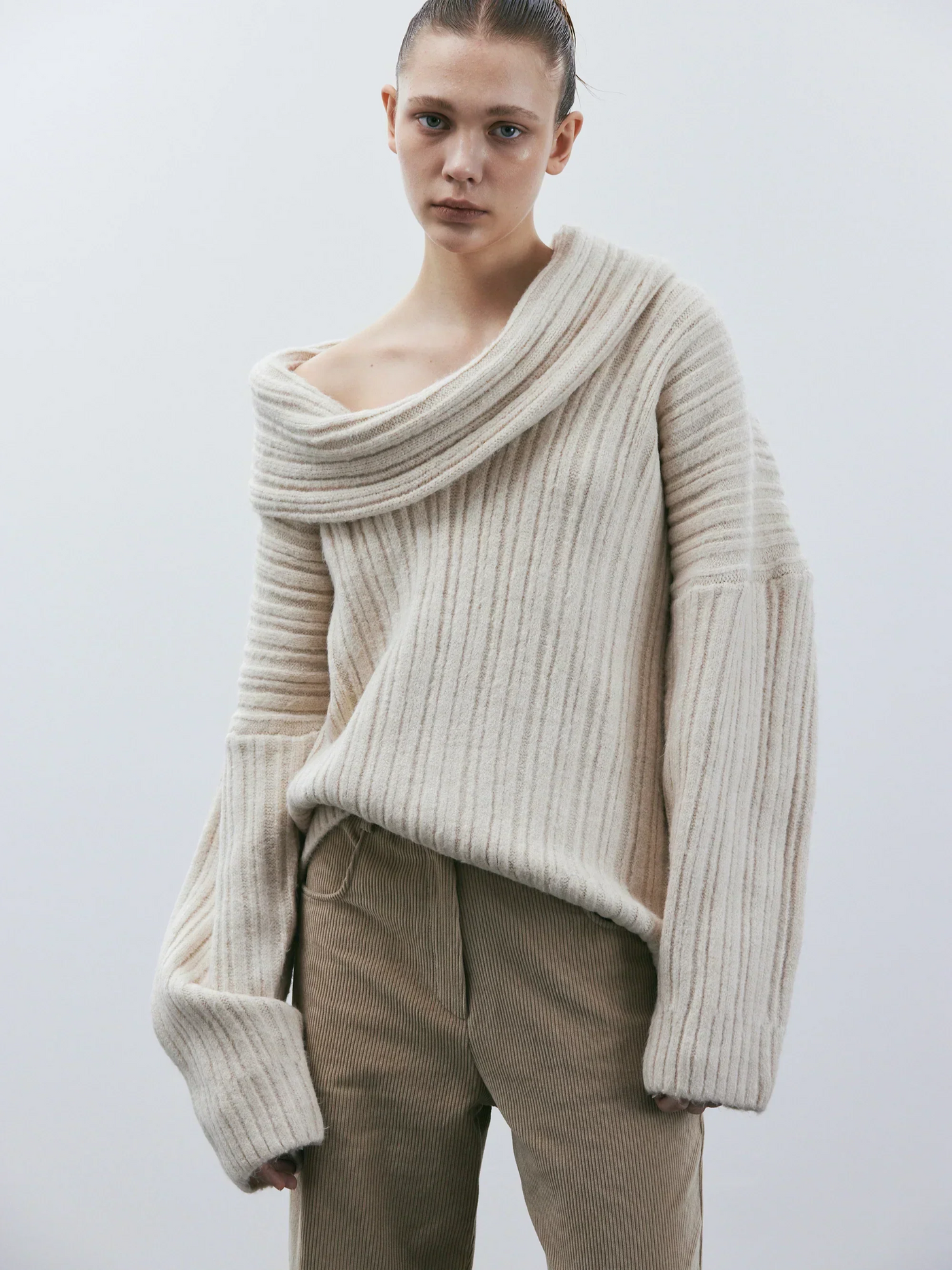 Monica | Damen Oversized Strickpullover | Sweater