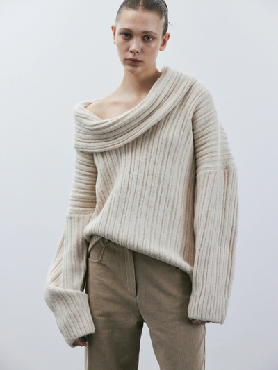 Monica | Damen Oversized Strickpullover | Sweater