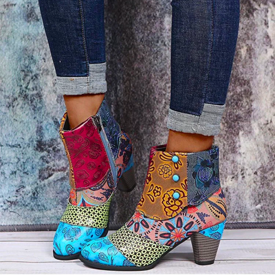 Damen Retro Vintage Wasserdichte Stiefel - Melina
