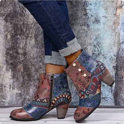 Damen Retro Vintage Wasserdichte Stiefel - Melina