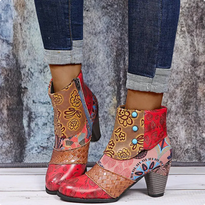 Damen Retro Vintage Wasserdichte Stiefel - Melina
