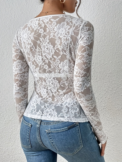 Anneliese | Damen Langarm Oberteil | Elegante